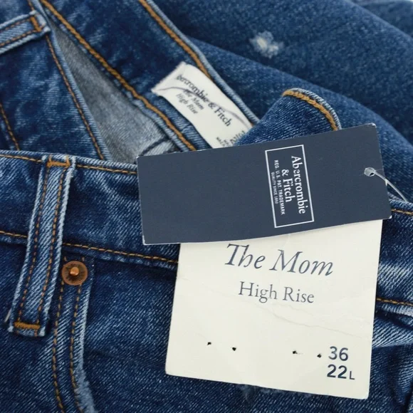 ABERCROMBIE & FITCH High Rise‎ Mom Jeans - Picture 7 of 8